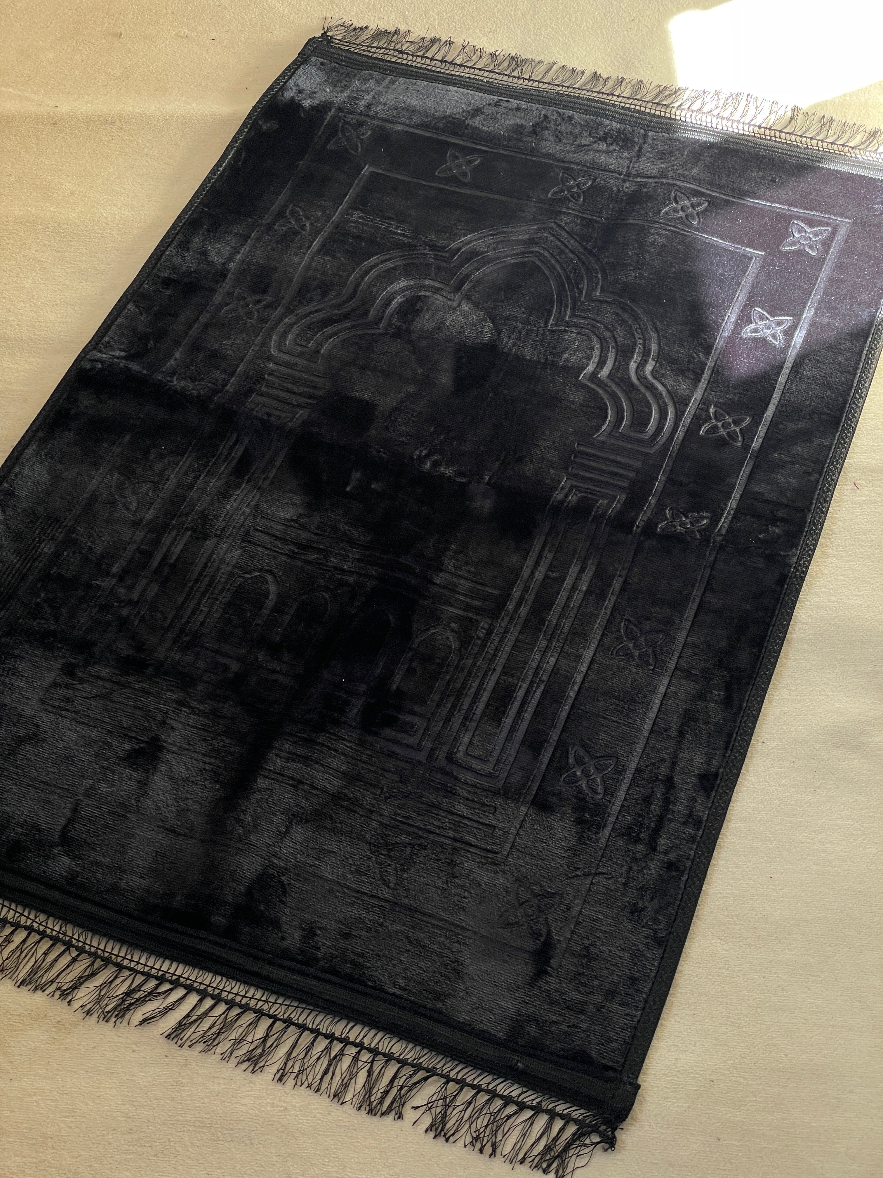 Sejada rectangular gruesa negra