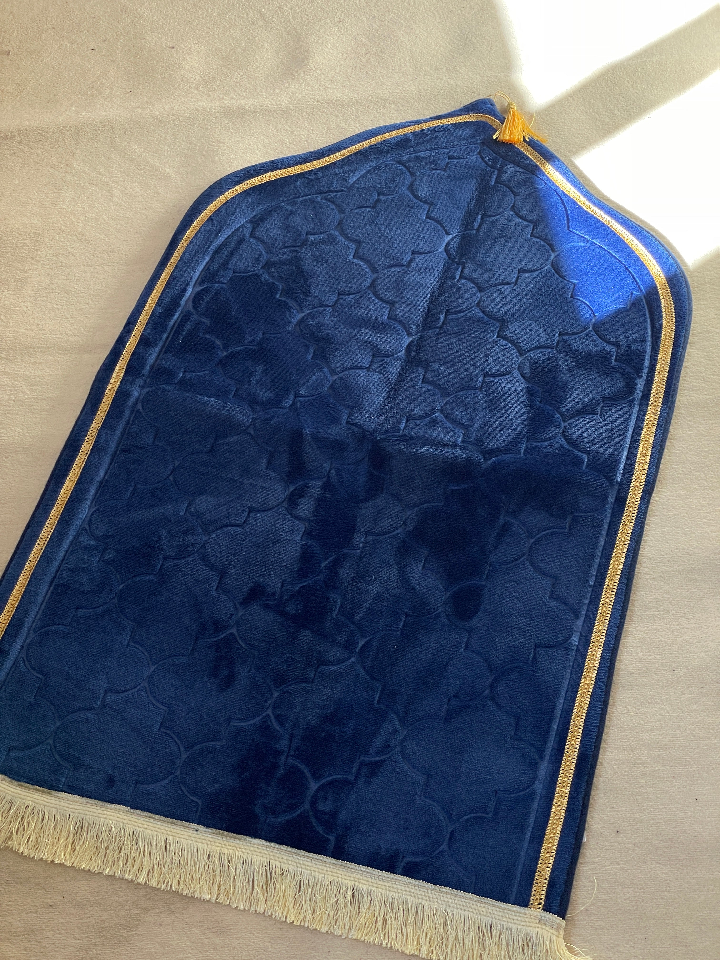 Sejada gruesa azul eléctrico